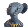 Vintage French Lady Bust Head Ornament Figurine Display Gift Mid Century Modern Decor Display c1960-70's / EVE