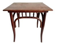 Antique French Wooden Brown Wood Natural Small Side Table Stand Display Rest Plinth Heavily Worn Prop c1920-30's / EVE