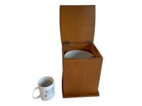 Alternative view of Vintage French Table Bin Dish Rubbish Trash Poubelle a Apéritif Bones Waste Food Tabletop Dinner Centrepiece circa 1980-90's / EVE