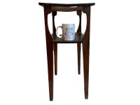 Alternative view of Vintage French Wood Wooden Small Bedside Telephone Table Plinth Display Storage Box Stand Container Prop Decor c1950-60's / EVE