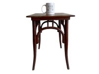 Alternative view of Antique French Wooden Brown Wood Natural Small Side Table Stand Display Rest Plinth Heavily Worn Prop c1920-30's / EVE