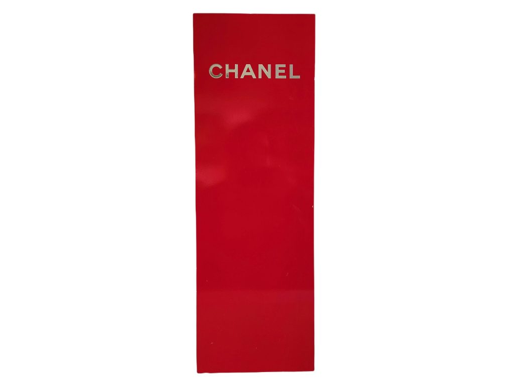 Vintage French Large Chanel Make Up Shop Sign Lipstick Red Lit Light Commercial Advertising Decoration Boudoir c1990’s / EVE