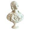 Vintage French Madame du Barry Large Plaster Bust Head Large Ornament Figurine Display Gift Centrepiece Decorative Regency Style / EVE