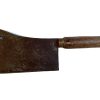 Vintage French Butcher Large Cleaver Knife Chopper Beef Pork Lamb Hanging Decor Rustic Kitchen circa 1940-50's