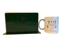 Alternative view of Vintage French Green Metal Letter Menu Document Desk Stand Display Holder Storage File Filing Sailing Boats circa 1960-70's