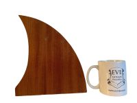 Alternative view of Vintage French Champ Knive Penknife Knive Stand Commercial Shop Sign Hanging Retail Display Prop Wood Wave circa 1980-90's