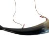 Vintage French String Hanging Cow Horn Loud Instrument Warning Protesting Hunting Necklace circa 1970-80's