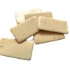 Antique French Carved Bone Curved Corner Rectangular Gaming Chips Counters Tokens Token Gambling Chip c1850-1900's PRICED INDIVIDUALLY