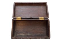 Alternative view of Vintage French Card Playing Game Token Counter Inlaid Box For Gaming Chips Counters Tokens Storage Trinket Jewellery c1950-60's