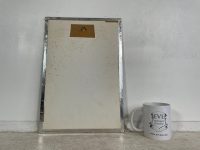 Alternative view of Vintage French German Boulangerie Bread Woman Reproduction Print Glass Fronted wall hanging picture circa 1980's