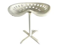 Vintage French Metal Tractor Seat Stool Chair Seat Industrial Agricultural Studio Office Bar Style Rest Tabouret Prop c1970-80's / EVE