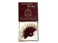 Vintage French USA Anatoform New Hue Plastic False Replacement Teeth Tooth Colour Checker Identification Oddity Collection c1950-70's / EVE