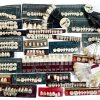 Vintage French German United States Plastic False Replacement Teeth Job Lot Boards Oddity Collection Decor 100's c1950-70's / EVE