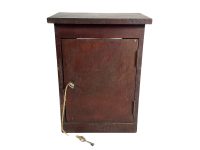 Vintage French Home Made Mail Post Box Postal Postbox Letter Letterbox Mailbox Wall Mounted Wedding Favour c1960-70's / EVE