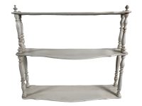 Antique French Wooden Wood Wall Hanging Shelf display stand fixing mounted hanging ornate intricate plinth NEEDS WORK c1920's / EVE