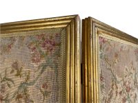 Alternative view of Antique French Demi Paravan Gold Wood Wooden Fire Screen Shield Divider Partition Decor Prop Furniture c1910's / EVE