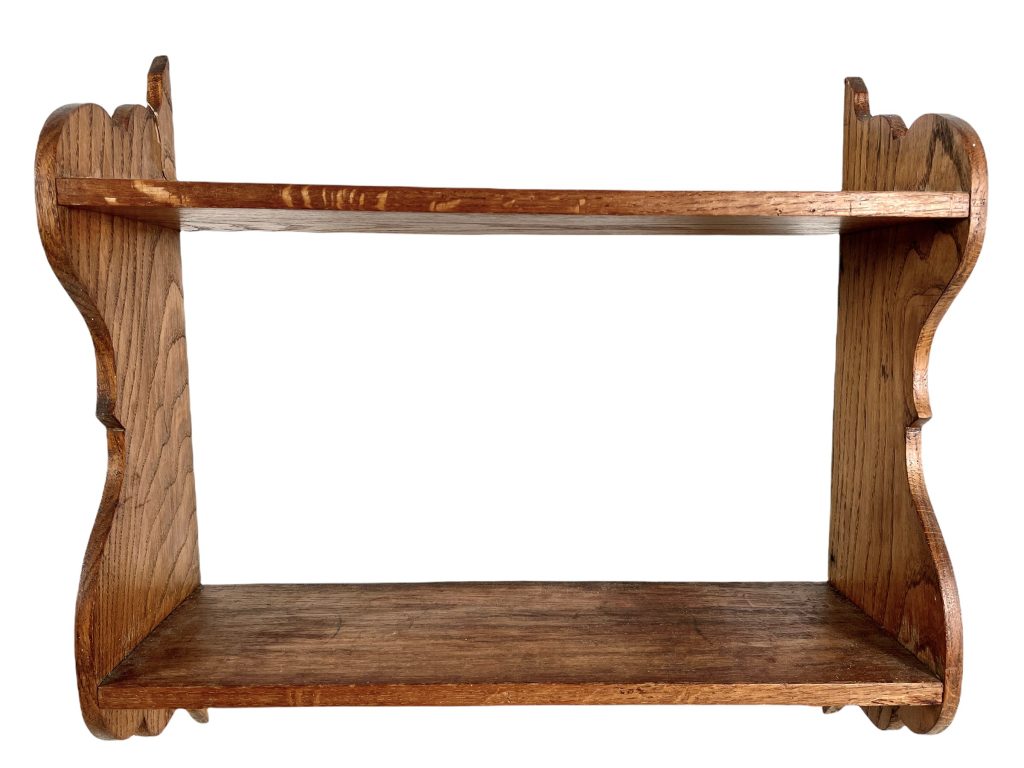 Vintage French Wooden Shelf Wood Stand Ornament Display Rack Display Wall Hanging REPAIRED circa 1950-60's / EVE