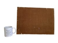 Alternative view of Vintage French Seaside Coastal Estuary Sea House Seaside Acrylic Painting On Hardboard Wall Decor c1960-70's / EVE