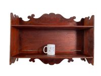 Alternative view of Antique French Wooden Wood Wall Hanging Shelf display stand fixing mounted hanging ornate intricate plinth c1910-20's / EVE