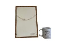 Alternative view of Vintage French Prune Tardive Musquee Plume Print Reproduction Painting Drawing circa 1950-60's / EVE