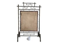 Alternative view of Antique French Screen Paravan Fireguard Gold Black Fire Screen Shield Divider Partition Decor Prop Furniture Chateaux Manoir c1910's / EVE