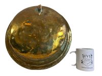 Alternative view of Antique French Brass Kitchen Bathroom Bedroom Washroom Sink Washing Up Water Basin Bowl Fixture circa 1910's / EVE