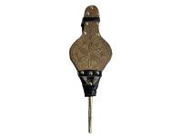 Vintage French Small Wooden Bellows Fireplace Open Fire Log Burner Stove Tool Prop Display Decor Air Pump circa 1980-90's / EVE