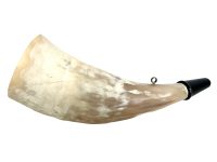 Vintage French String Hanging Horn Loud Instrument Warning Protesting Hunting Necklace circa 1960-70's / EVE