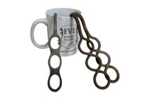 Alternative view of Vintage French Small Butcher Meat Kitchen Hanging Hook rustic rural rusty shop display agricultural industrial c1960-70's / EVE