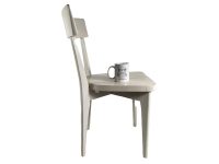 Alternative view of Vintage French Painted White Kitchen Dining Chair Seating Display Prop Tabouret Plinth Stand circa 1950-60's / EVE