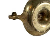 Alternative view of Vintage English Brass Metal Standing Hand Held Portable Candle Candlestick Candelabra Stick Pedestal Ornament Stand Decor c1930's / EVE