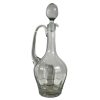 Vintage French Wine Water Spirits Clear Glass Crystal Caraffe Drinks Table Decanter Jug circa 1970-80's / EVE