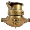 Vintage French Gas Gaz Pipe Meter Housing industrial factory valve tap machinery steam punk circa 1960-70's / EVE