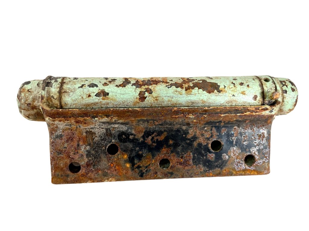 Antique French Large Sprung Spring Iron Metal Door Hinges Hinge Fitting Shabby Chic Heavy Duty circa 1910-20's / EVE
