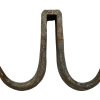 Vintage French Rail Hanging Butcher Meat Kitchen Hanging Hook rustic rural rusty shop display agricultural industrial c1950-60's / EVE