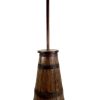 Antique French Heavy Tall Wood Manual Butter Churn Wooden Umbrella Walking Stick Stand Container Pot Hallway c1910-20's / EVE