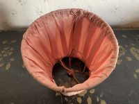 Alternative view of Antique French Lampshades Set of 3 Pink Fabric Romantic Bedroom Boudoir Room Light Design / EVE