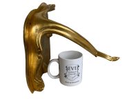 Alternative view of Vintage Italian Shelf Florentine Style Florence Gold Plastic Ornately Decorated Small Wall Hanging Plinth Display Stand c1990's / EVE