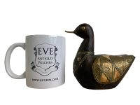 Alternative view of Vintage Thai Duck Bird Statue Art Carving Sculpture Wooden Wood Ornament circa 1970-1980's / EVE