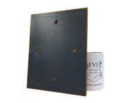 Alternative view of Vintage French Print On Fabric Wall Art Blue Boy Wall Hanging Image Framed Gold Display Decor circa 1970-80's / EVE