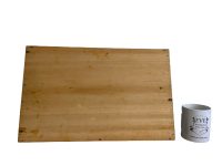 Alternative view of Vintage Asian Indonesian Abstract Fish black serving lap tray trivet place mat decor wood wooden c1960-70's / EVE