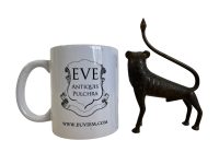 Alternative view of Vintage African Nigerian Benin Bronze Leopard Statue Figurine Primitive Cast Metal Tribal Art Ivory Coast c1930-50's / EVE