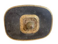 Alternative view of Vintage German Lined Chocolate Candy Tin Box Storage Container biscuit sweets confectionary chocolate circa 1950-60's / EVE