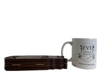 Alternative view of Vintage Chinese Mini Ornament Paravan Divider Carved Wood Ornament Miniature Landscape Display Decorative Piece circa 1980-90's / EVE