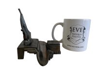 Alternative view of Vintage French Metal Sailing Boat Art Deco Style Ink Pen Stand Writing Letter Desk Office Decor circa 1950's / EVE