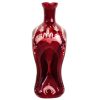 Antique French Chinoiserie Red Glass Bottle Decanter Storage Display Decoration c1910-20's / EVE