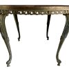Vintage French Ornate Brass Metal Table Legs Rusty Strong Stand Plinth Support circa 1970-80's / EVE