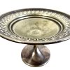 Antique English London Small Metal Pedestal Pot Bowl Dish Catch-All Serving Sweet Candy Jewellery circa 1910-20's / EVE