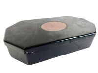 Vintage Asian Thai Hand Made Lacquer Painted Wood jewelry jewellery trinket catch all storage box circa 1960-70's / EVE