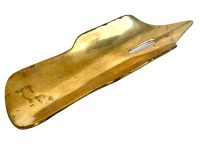 Vintage French Brass Pen Nib Rest Pencils Pens Pencil Stand Rest Display Desk Tidy Organiser circa 1960-70's / EVE